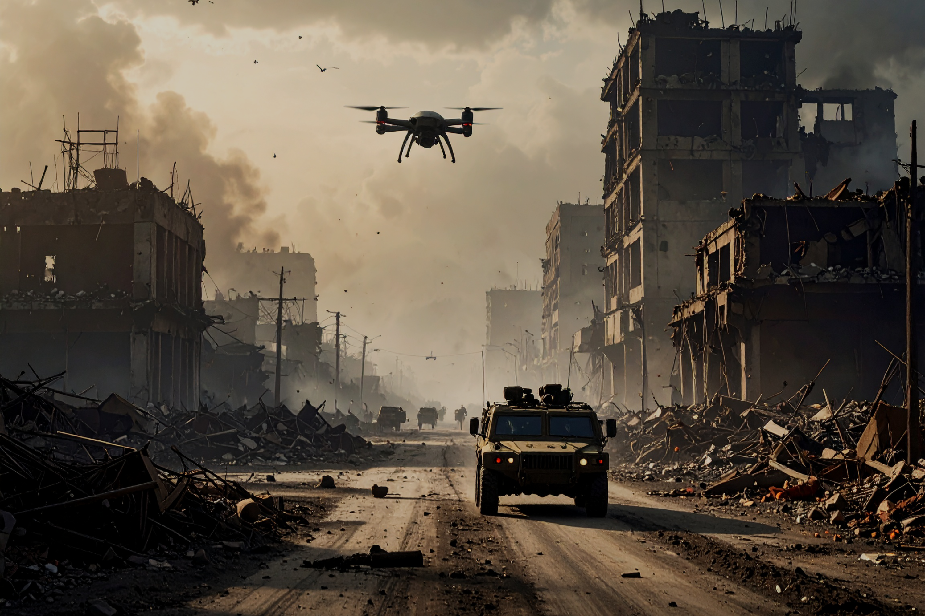 Begleitschutz für UxS-Kolonnen