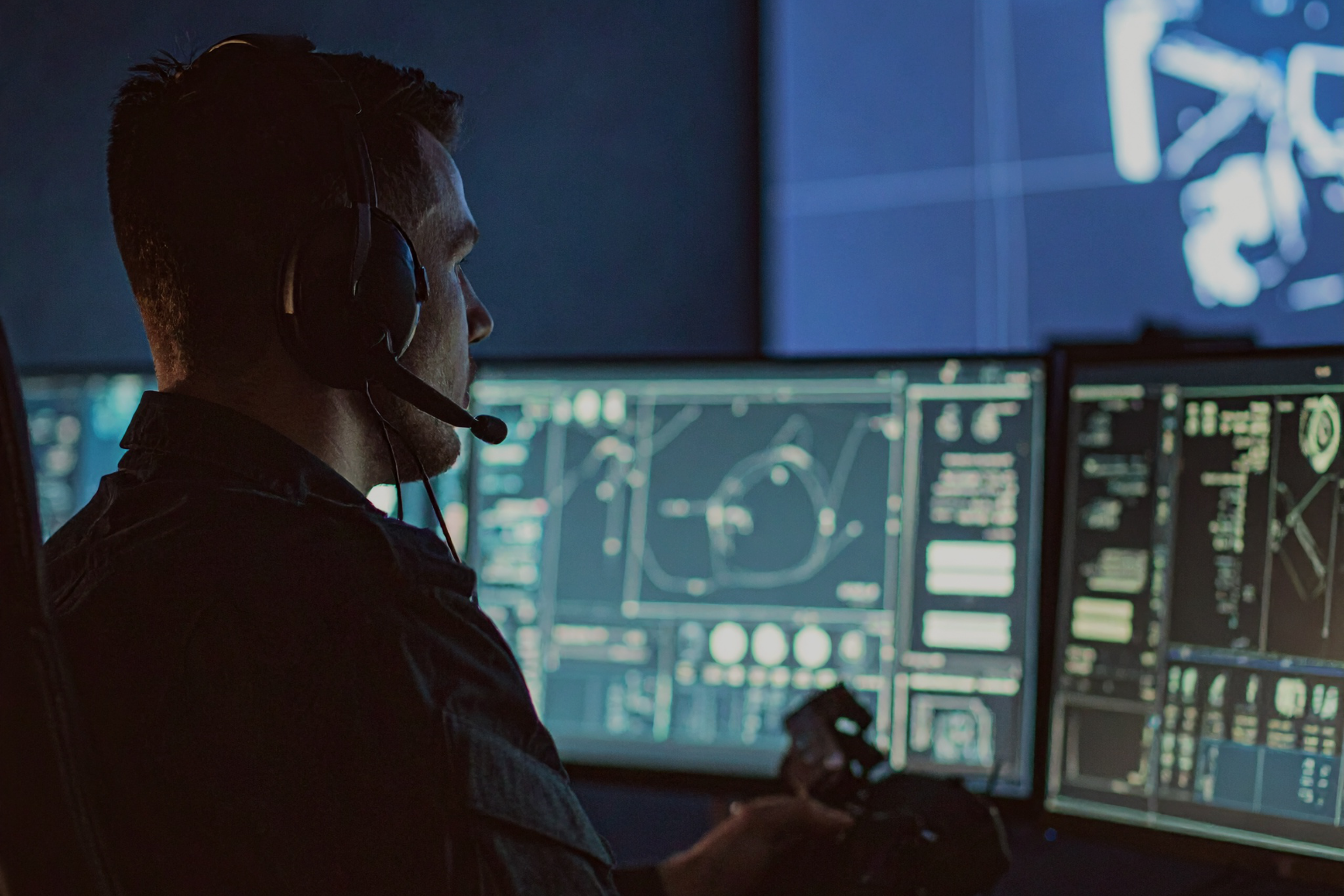 Kommunikation mit der Komandozentrale